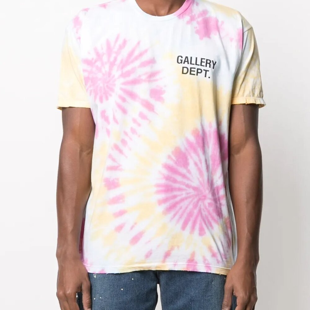 GALLERY DEPT. tie-dye logo print T-shirt